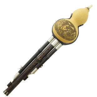 パフォーマンスレベルの中国自由なリート楽器瓢箪＆竹製葫蘆絲販売